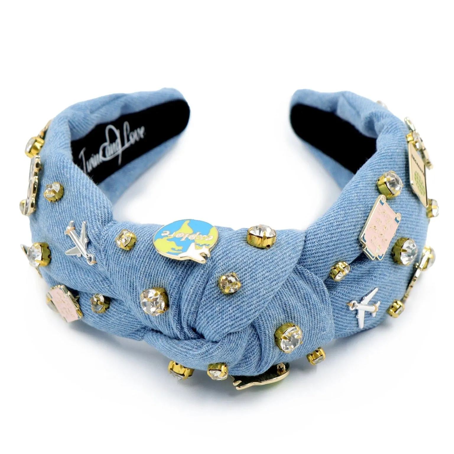 Hand Sewn Voyager Jeweled Knot Headband