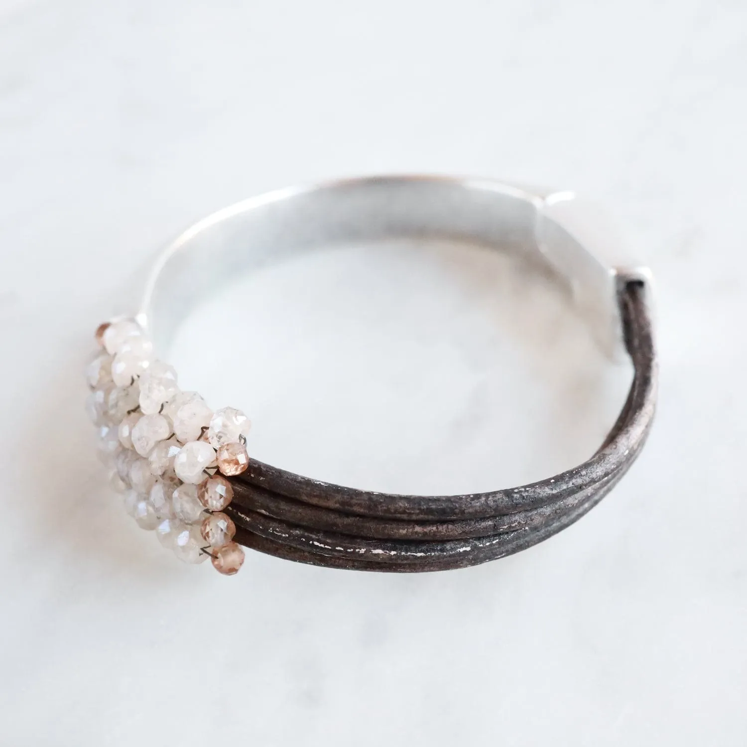 Hand Stitched Grapalite Bracelet