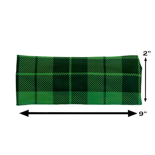 Headband - Green Plaid