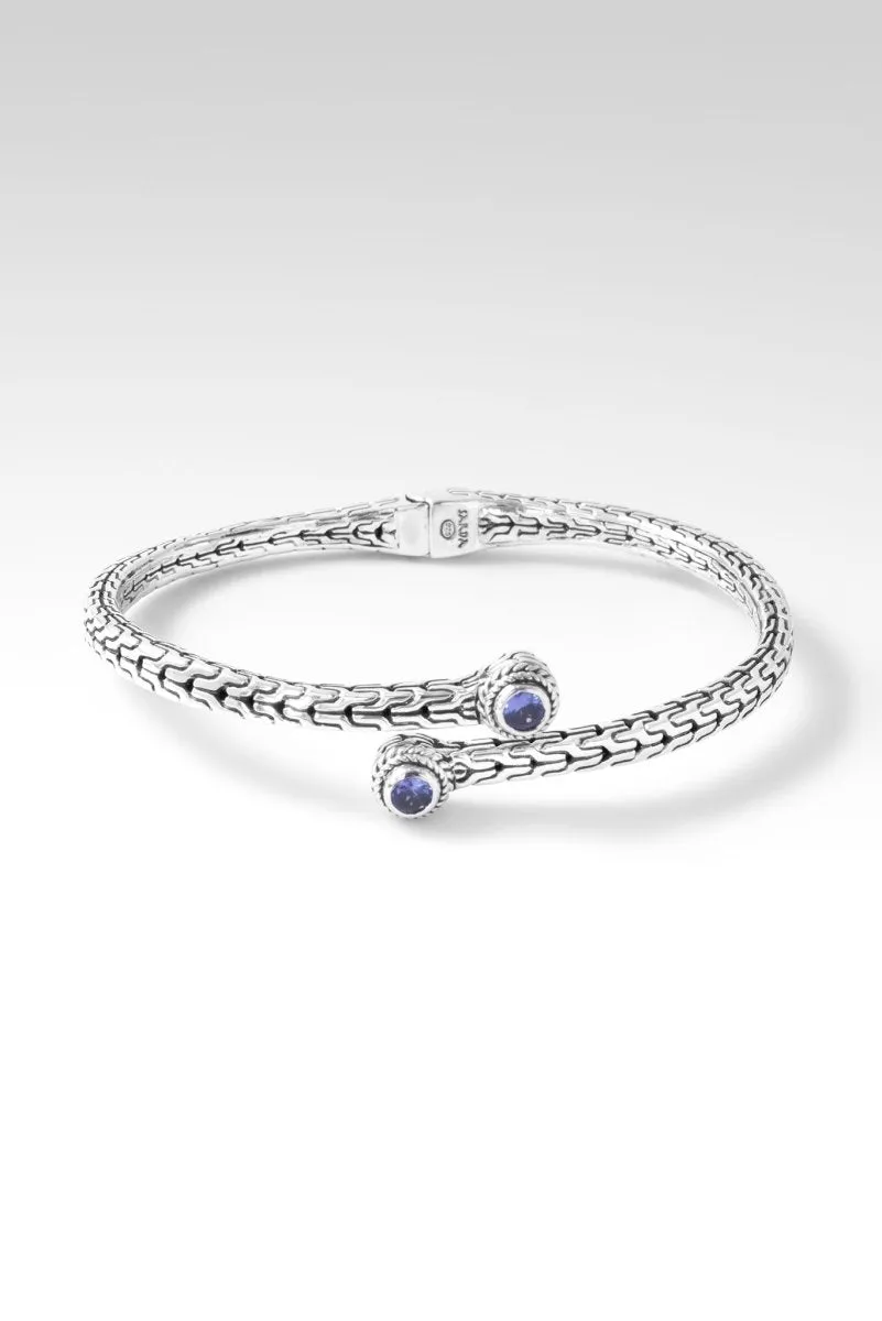 Heart of Forgiveness Bypass Bracelet™ in Tanzanite