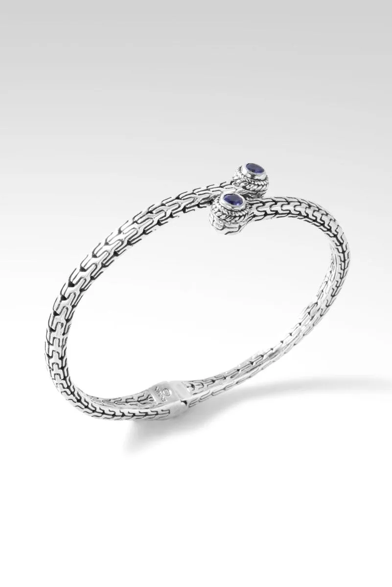 Heart of Forgiveness Bypass Bracelet™ in Tanzanite