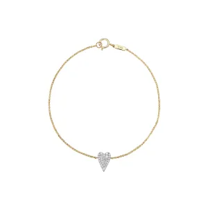 Heart Shape Diamond Bracelet