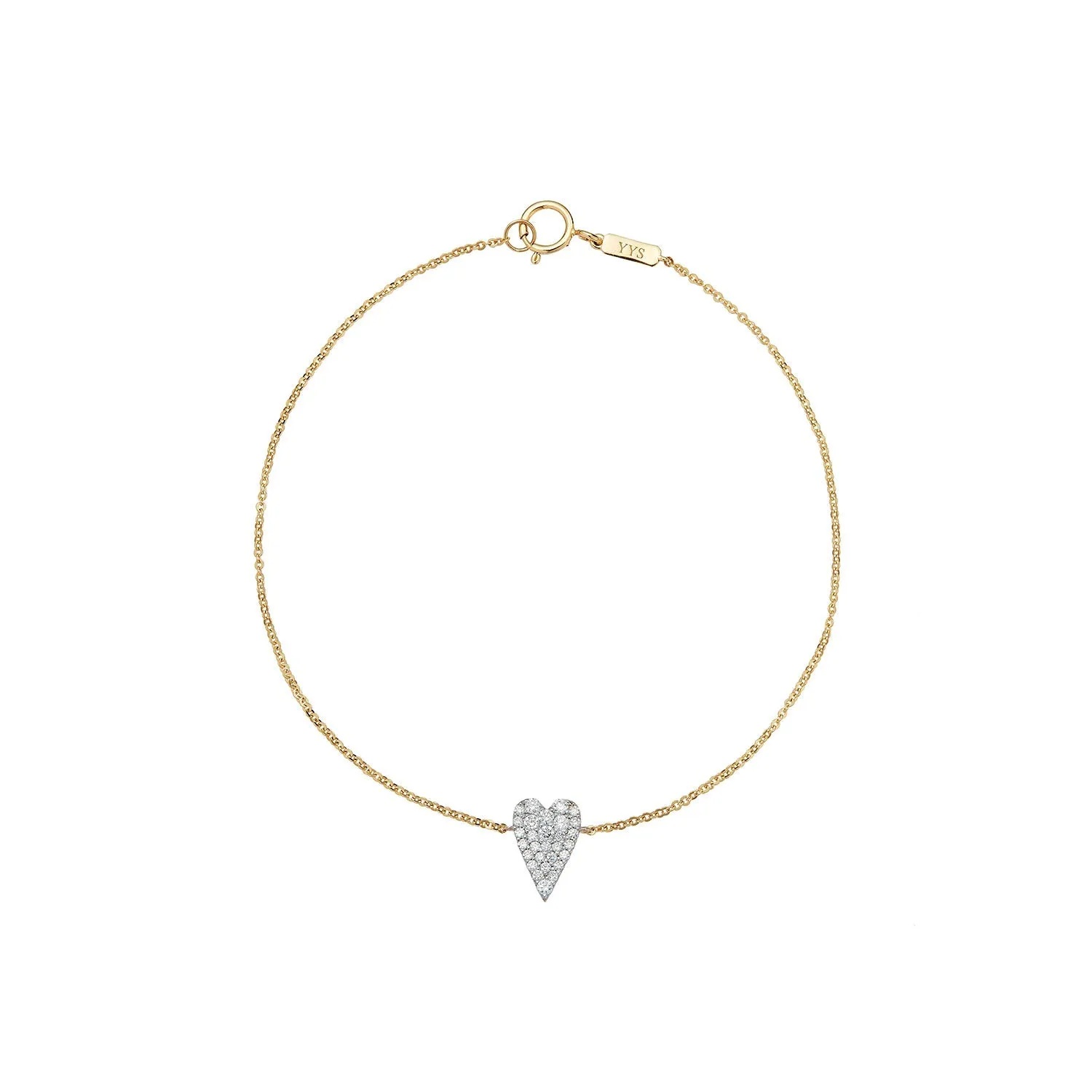 Heart Shape Diamond Bracelet