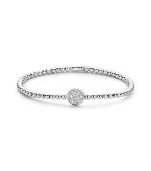 Hulchi Belluni 'Tresore' Small Diamond Circle Stretch Bracelet (21357)