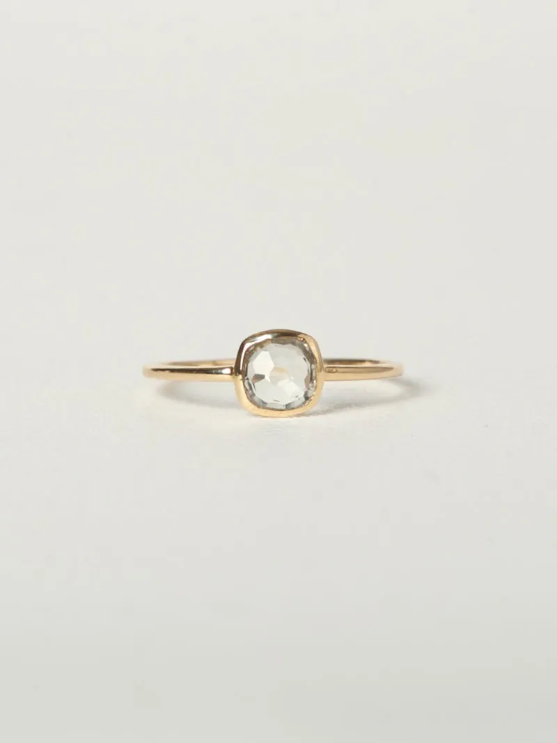 Indy Fine Ring | 14k Gold | Green Amethyst