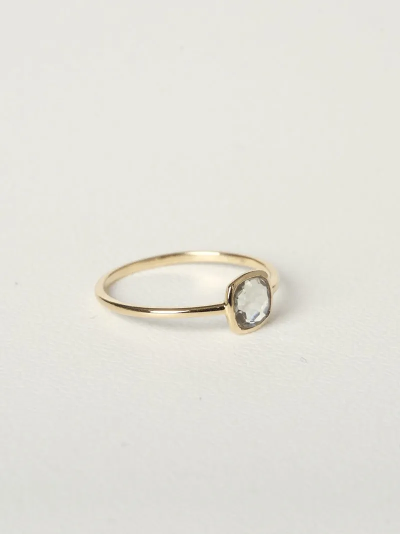 Indy Fine Ring | 14k Gold | Green Amethyst