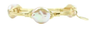 Kids' Flat Pearl Bangle