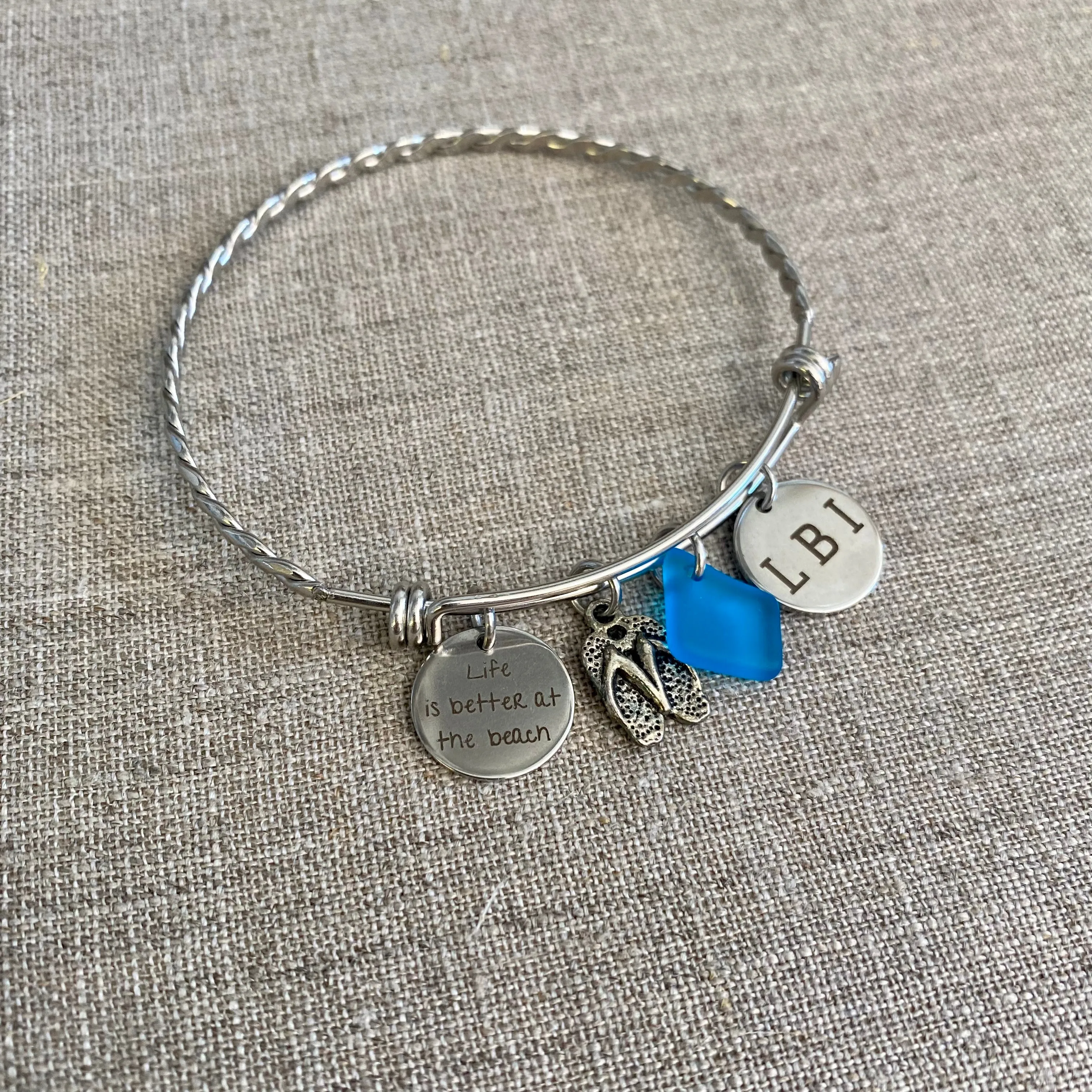 Life Is Better On LBI Beach Bangle