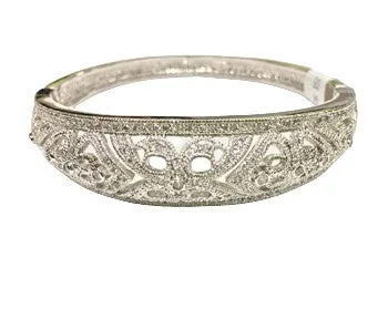 Madelena Art-Deco Inspired Bangle Bracelet