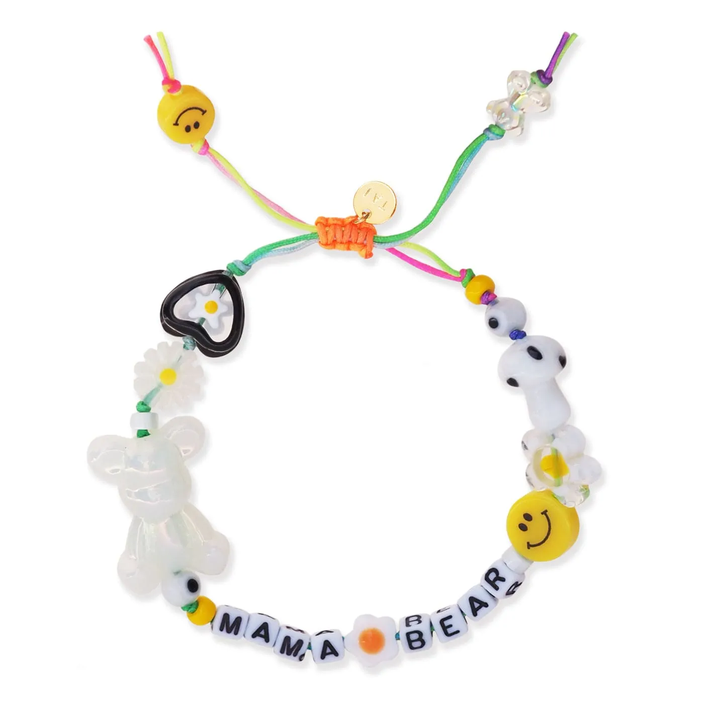 Mama's Fun Charm Beaded Bracelet