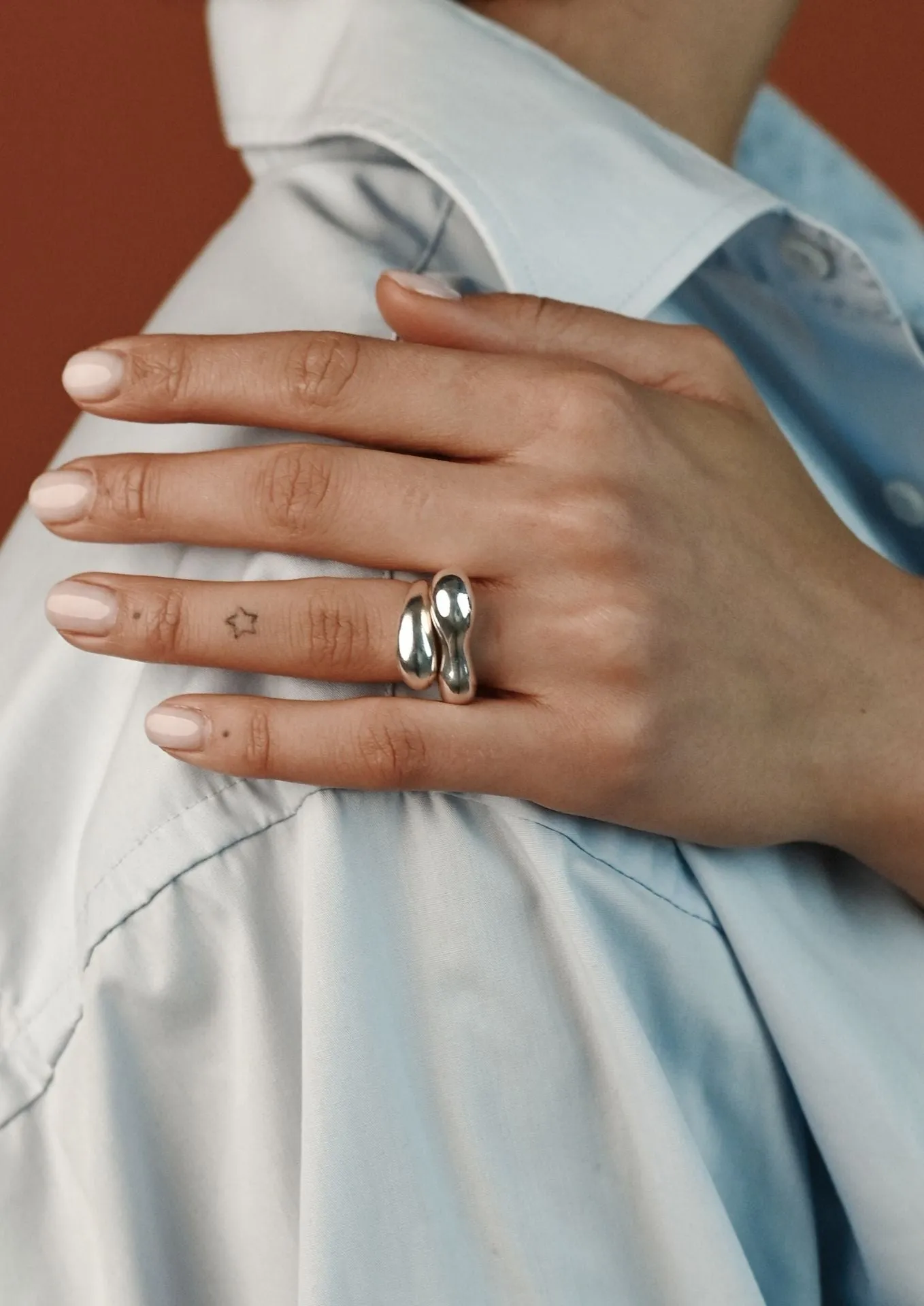 Mammatus and Nimbus Rings Duo Silver