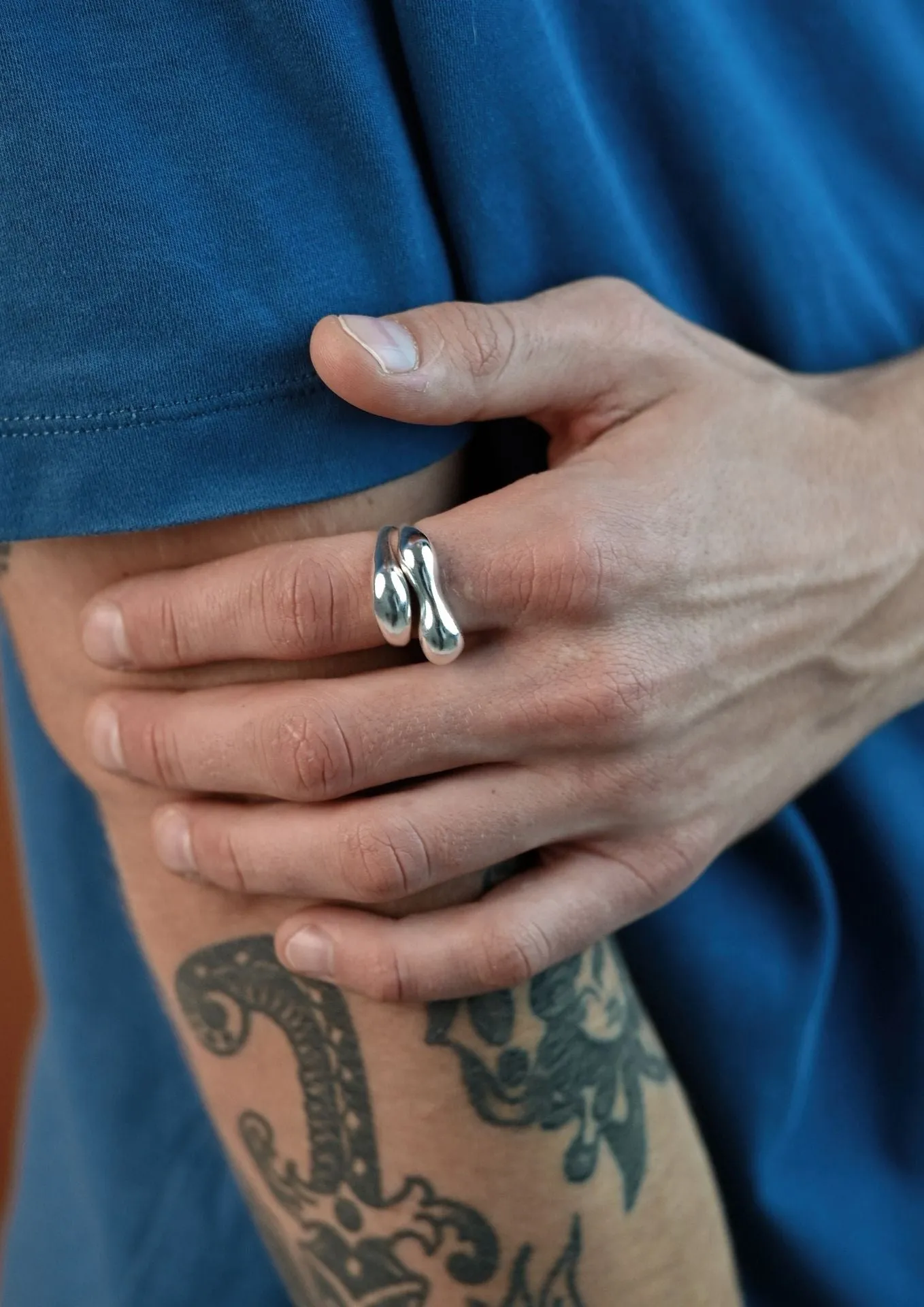 Mammatus and Nimbus Rings Duo Silver