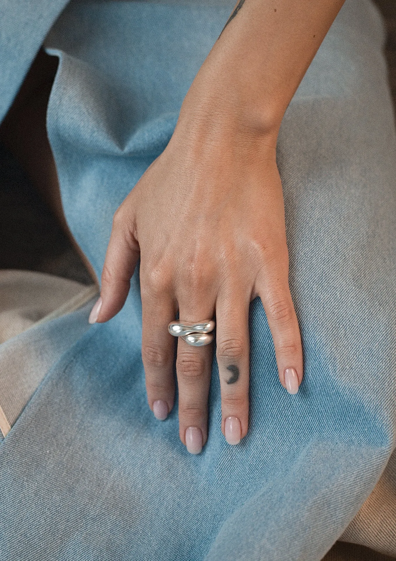 Mammatus and Nimbus Rings Duo Silver