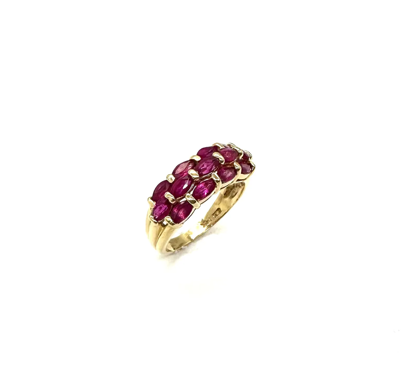 Marquise Ruby Woven Ring