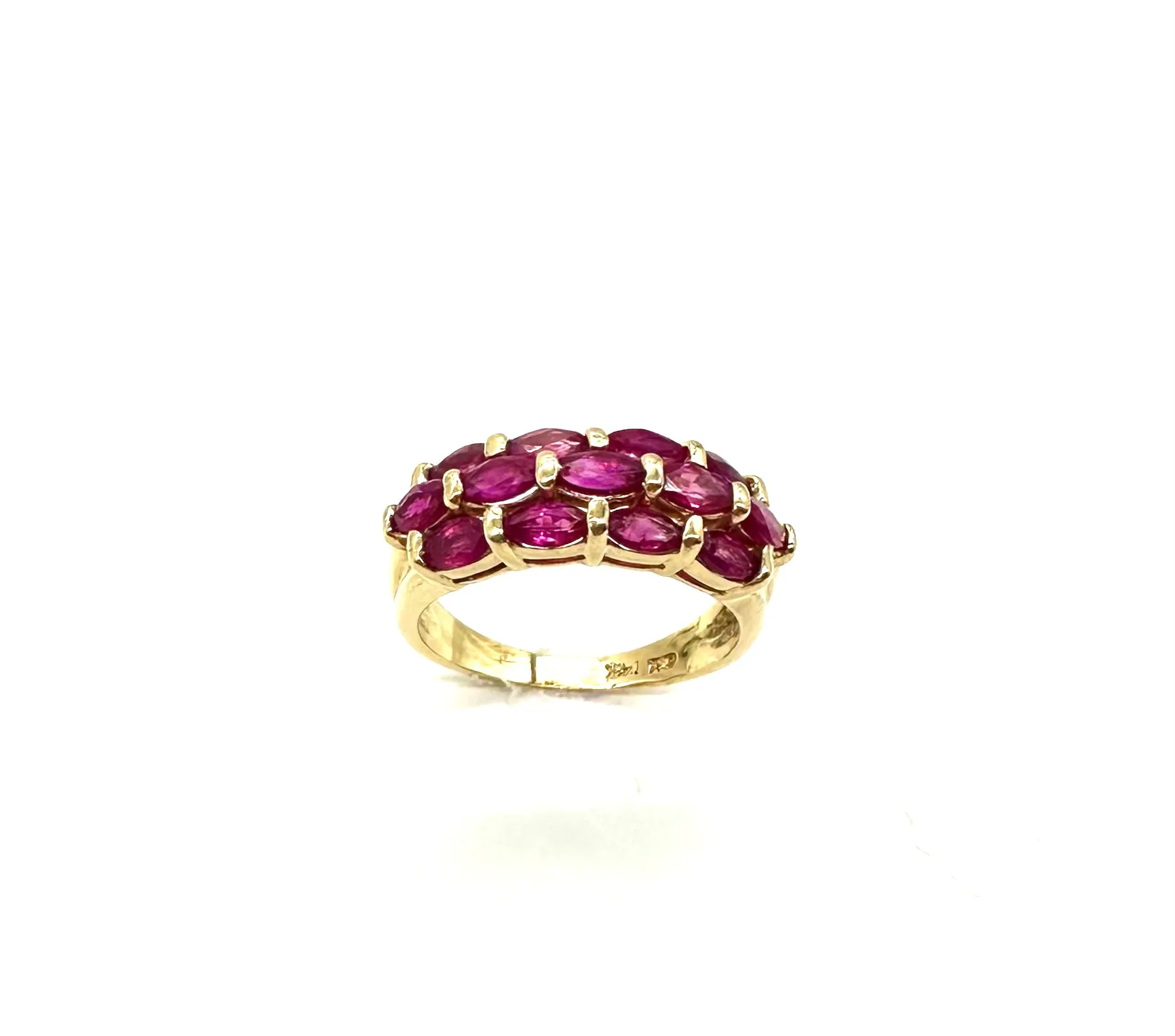 Marquise Ruby Woven Ring