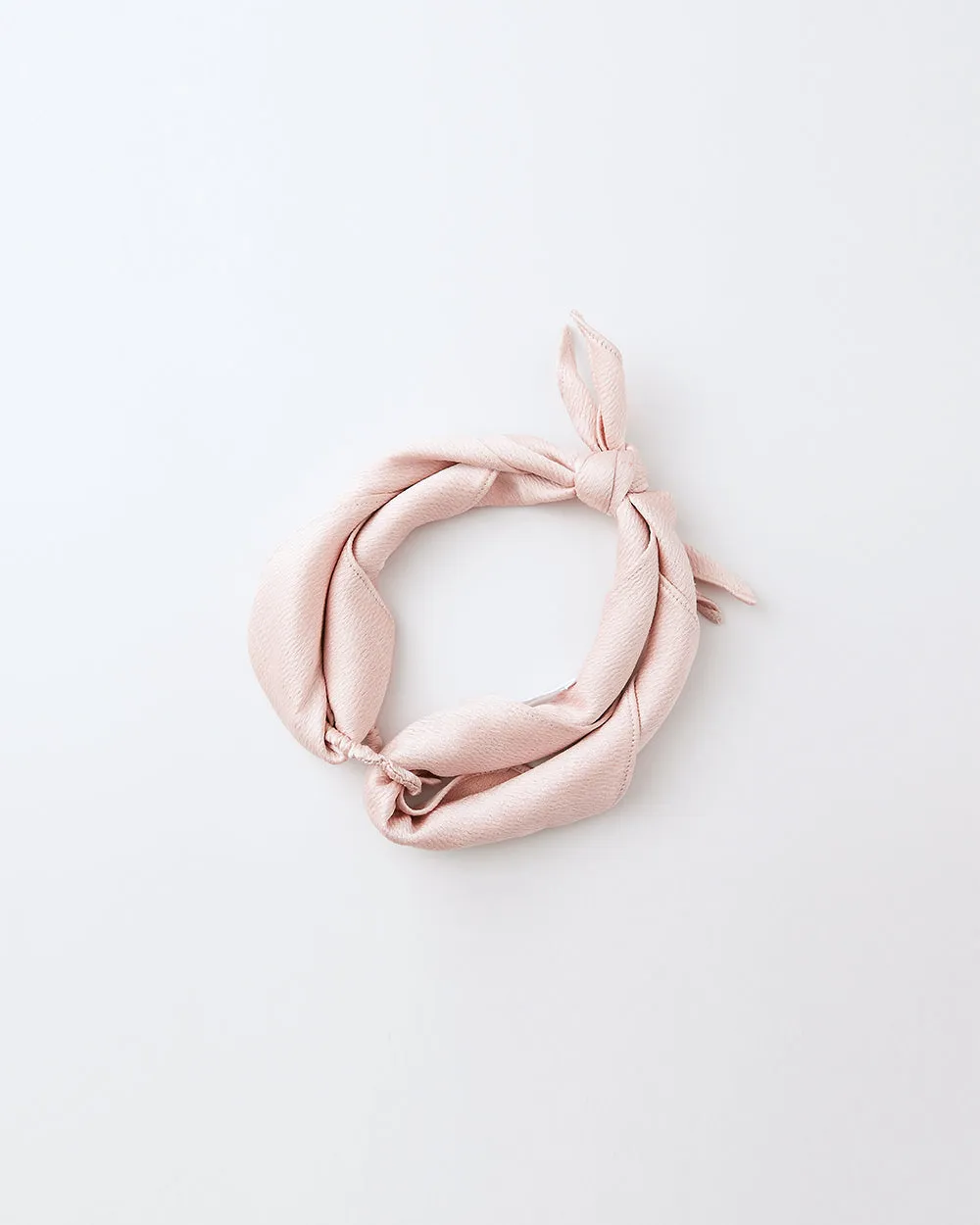 Mauve Pink Textured Satin Headband