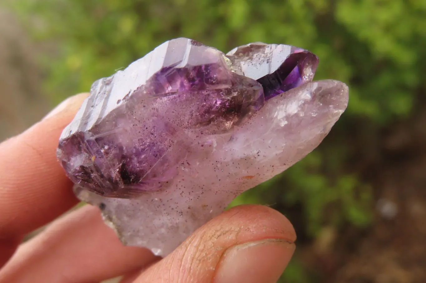 Natural Amethyst Crystal Specimens x 20 From Chiredzi, Zimbabwe