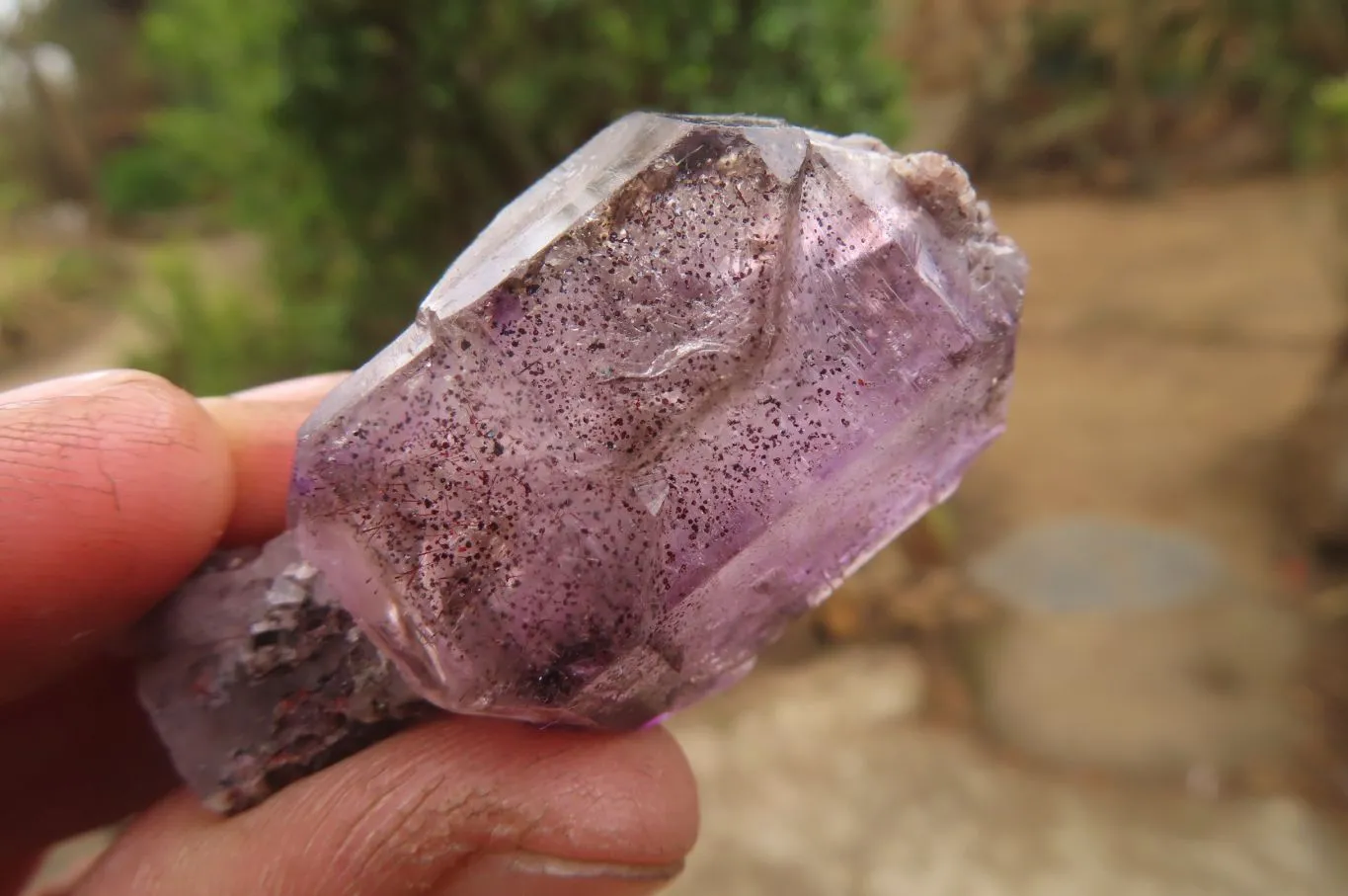 Natural Amethyst Crystal Specimens x 20 From Chiredzi, Zimbabwe