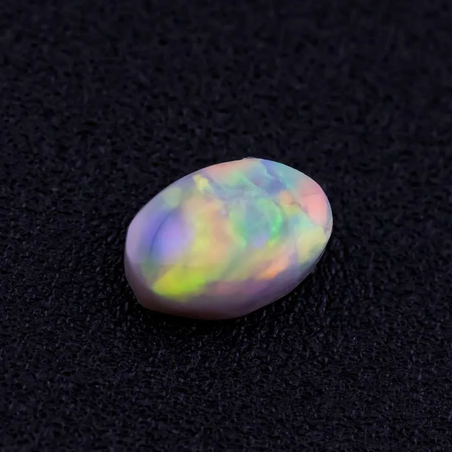 Natural Australian Black Opal Loose Gemstone 0.60ct