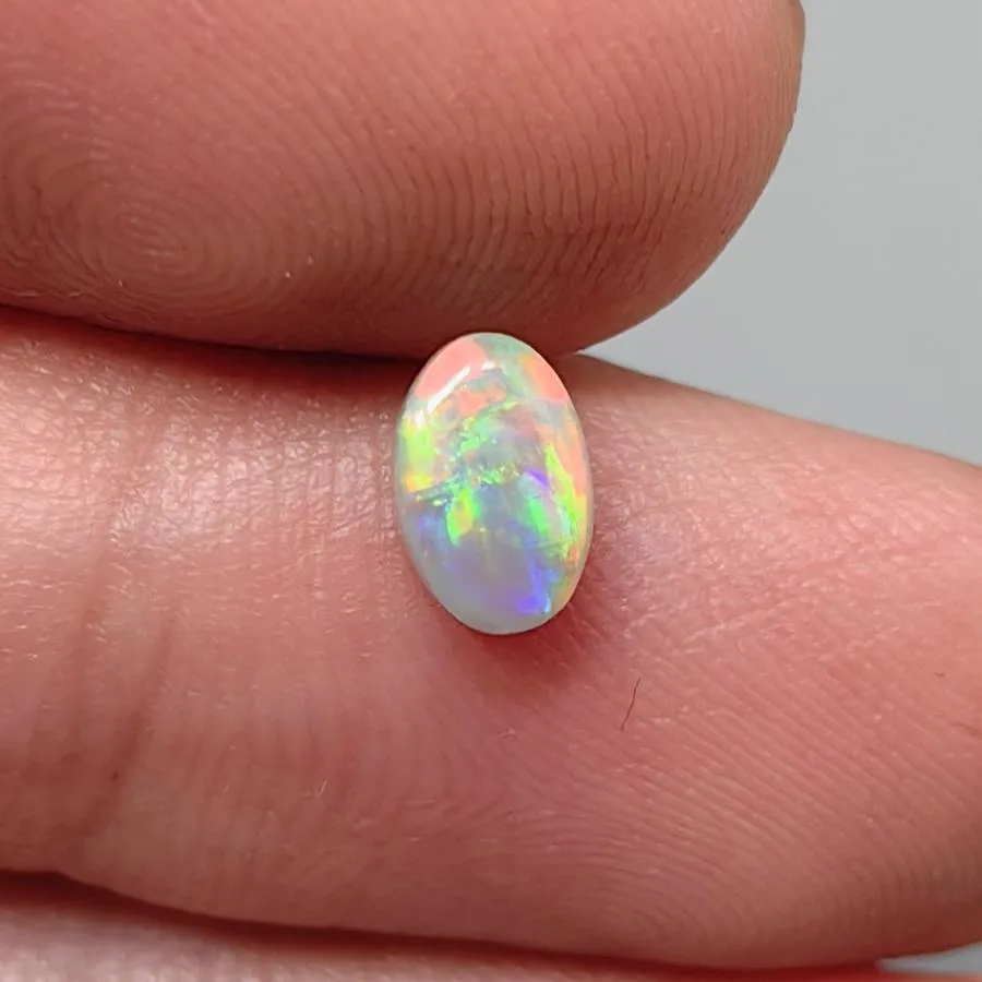 Natural Australian Black Opal Loose Gemstone 0.60ct