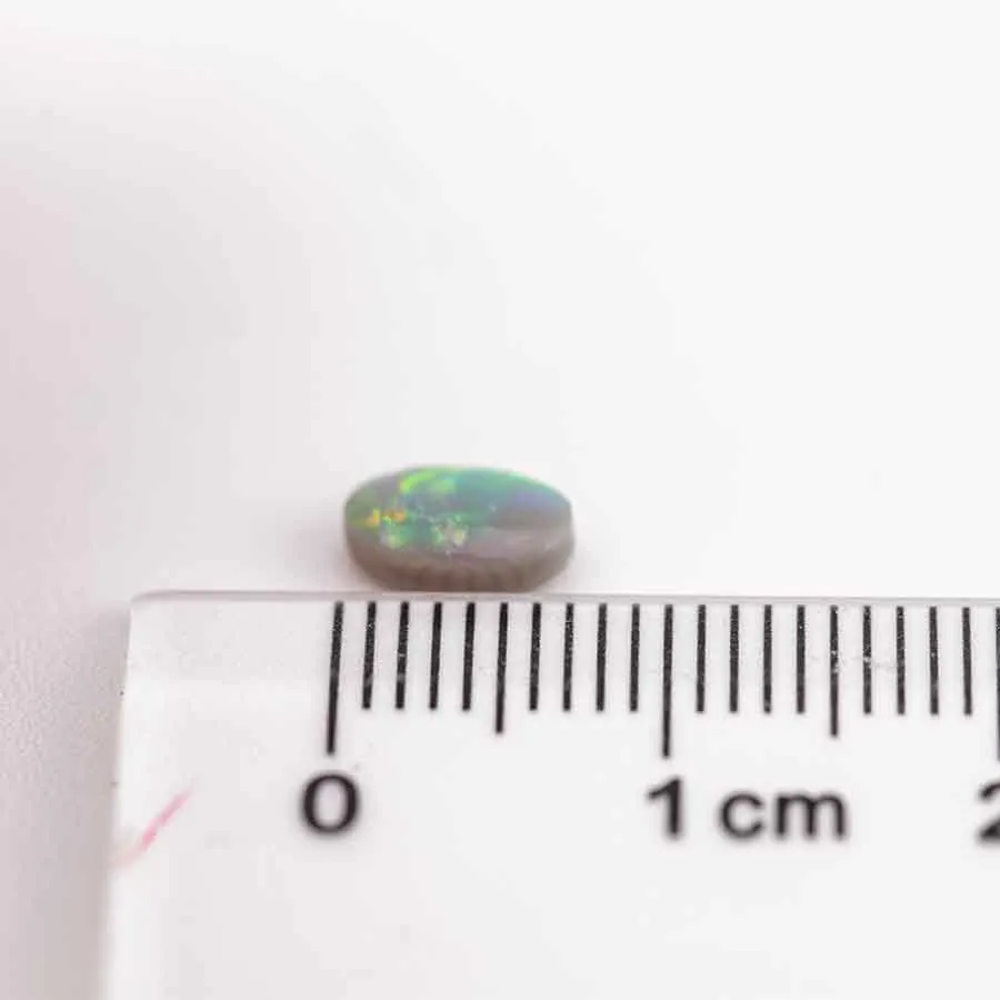 Natural Australian Black Opal Loose Gemstone 0.60ct