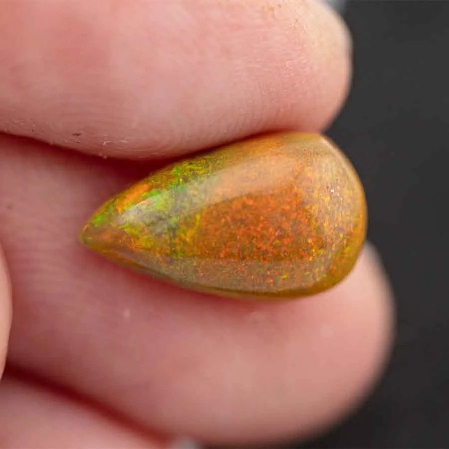 Natural Drop Shape African Opal Ethiopian Opal