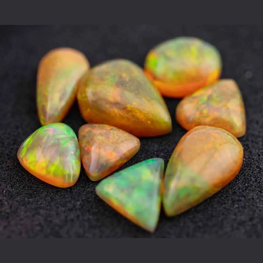 Natural Drop Shape African Opal Ethiopian Opal