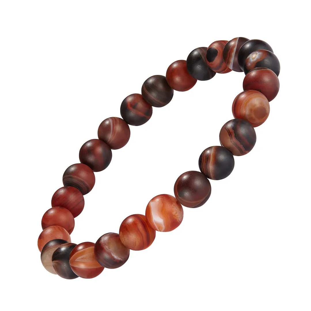 Natural Gem Beads Flex Bracelet