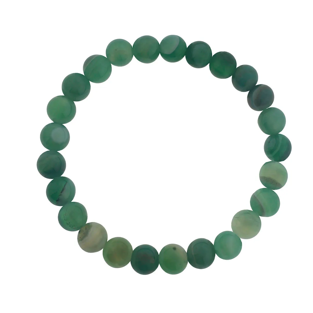 Natural Gem Beads Flex Bracelet