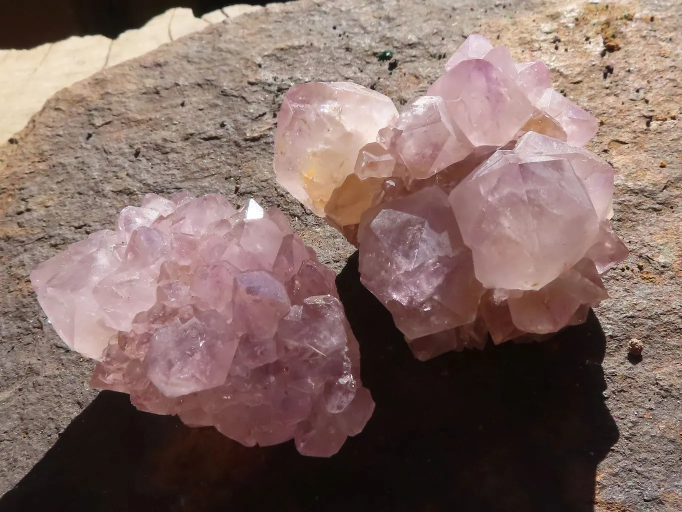 Natural Mixed Spirit Amethyst Quartz Crystals & Clusters x 24 From Boekenhouthoek, South Africa