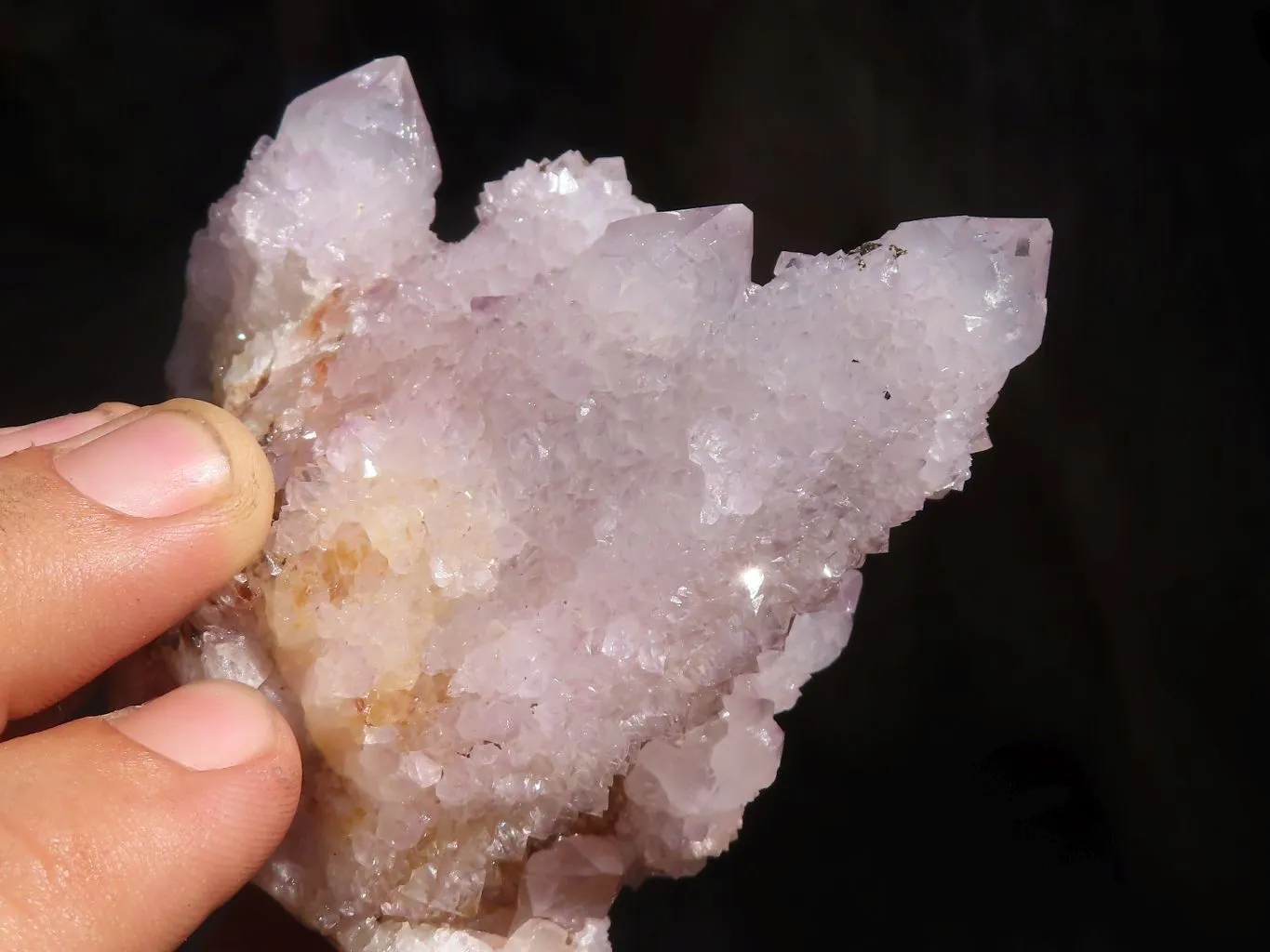 Natural Mixed Spirit Ametrine / Amethyst Quartz Clusters x 6 From Boekenhouthoek, South Africa