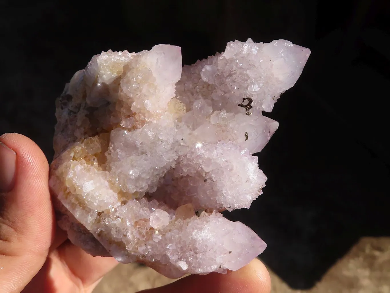 Natural Mixed Spirit Ametrine / Amethyst Quartz Clusters x 6 From Boekenhouthoek, South Africa