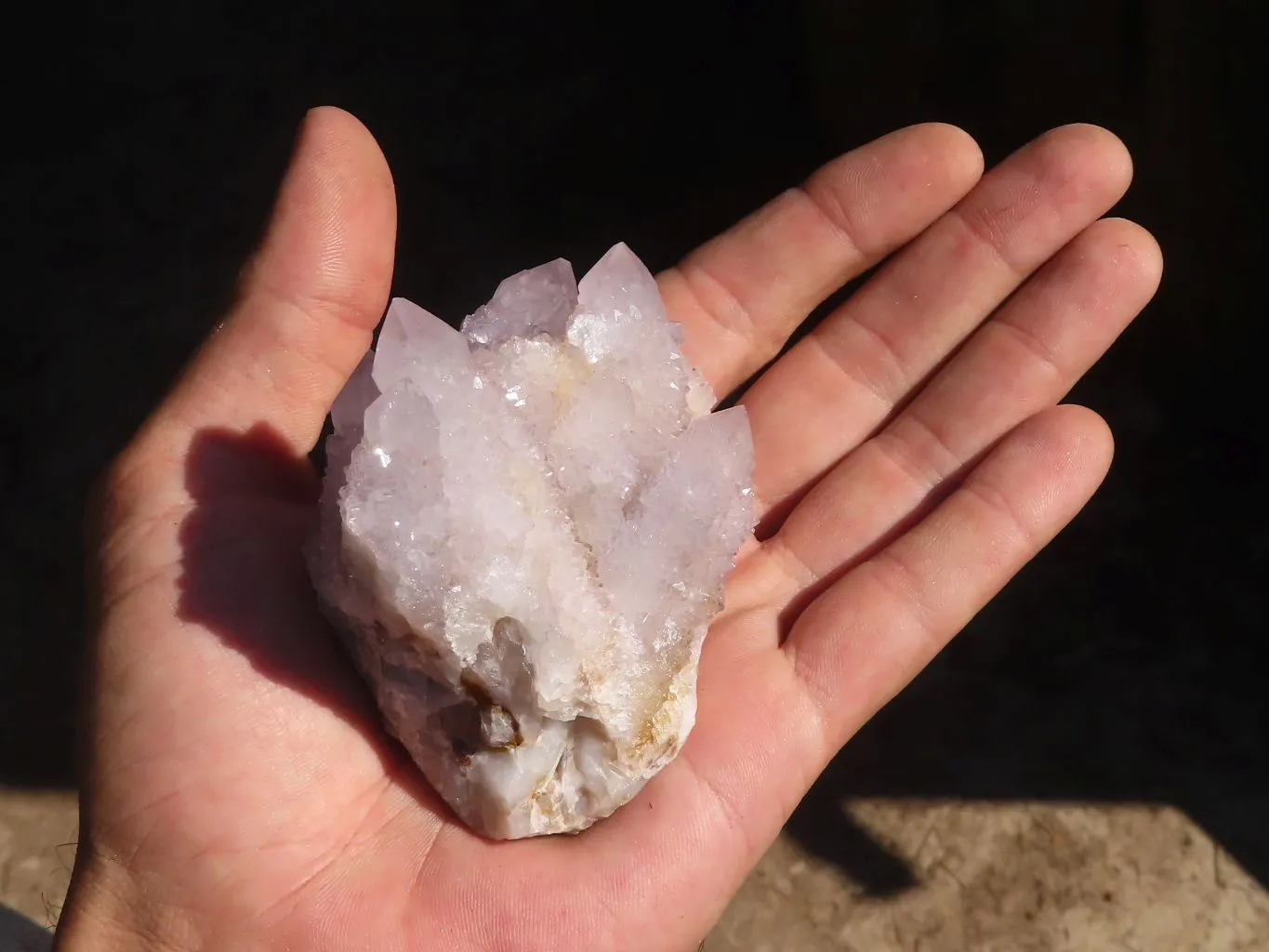 Natural Mixed Spirit Ametrine / Amethyst Quartz Clusters x 6 From Boekenhouthoek, South Africa