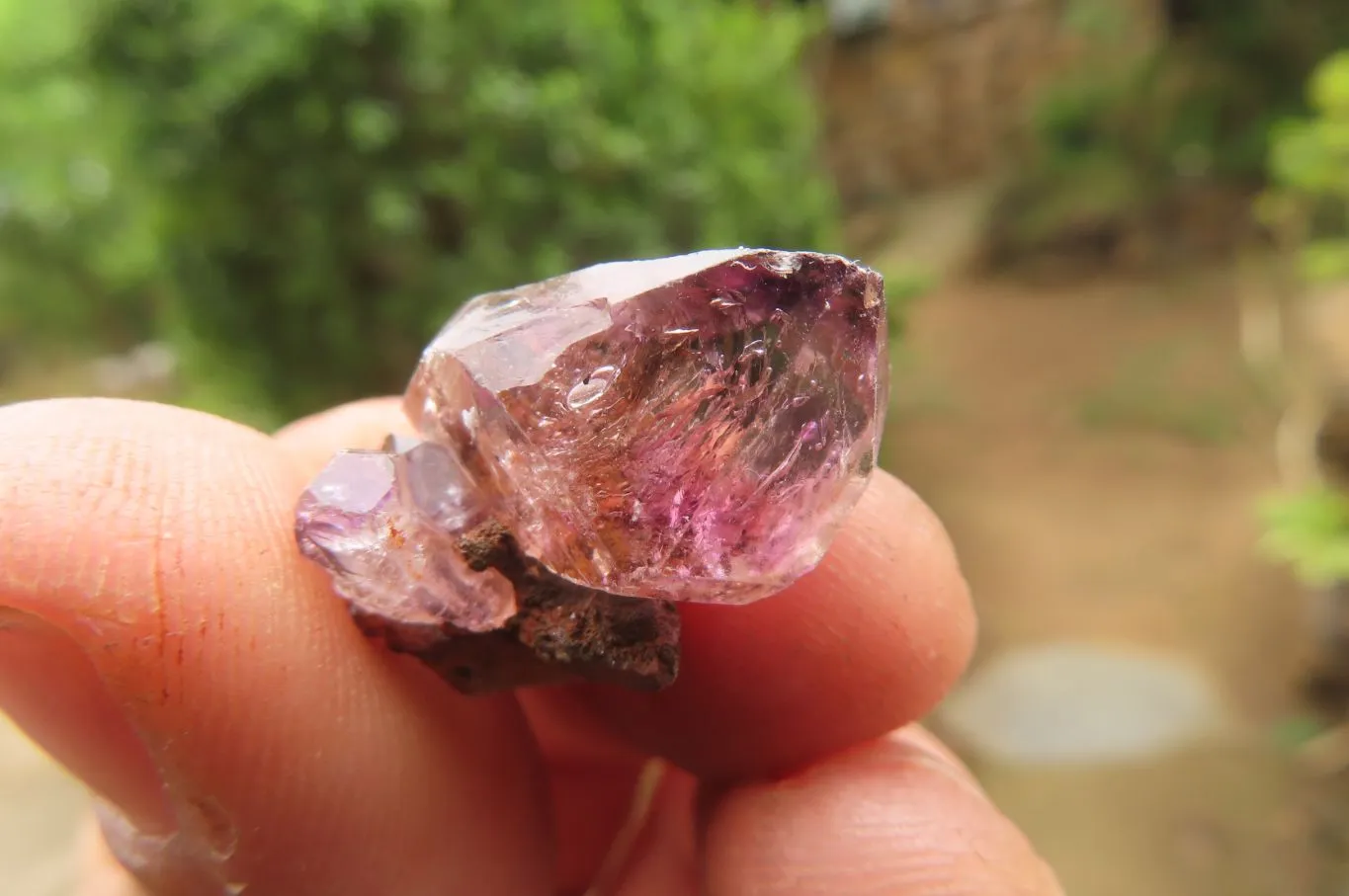 Natural Smokey Amethyst Crystals x 70 From Chiredzi, Zimbabwe