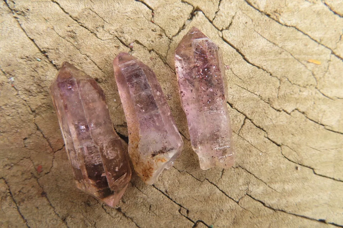 Natural Smokey Amethyst Crystals x 70 From Chiredzi, Zimbabwe