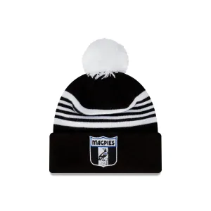 New Era 2024 Collingwood Magpies Striped Beanie