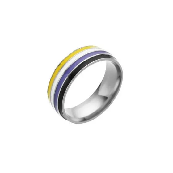 Non-binary Pride Ring