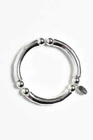 Nour Silver Beaded Bracelet