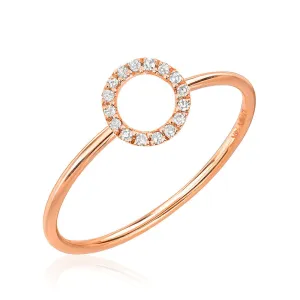 Open Circle Stackable Ring