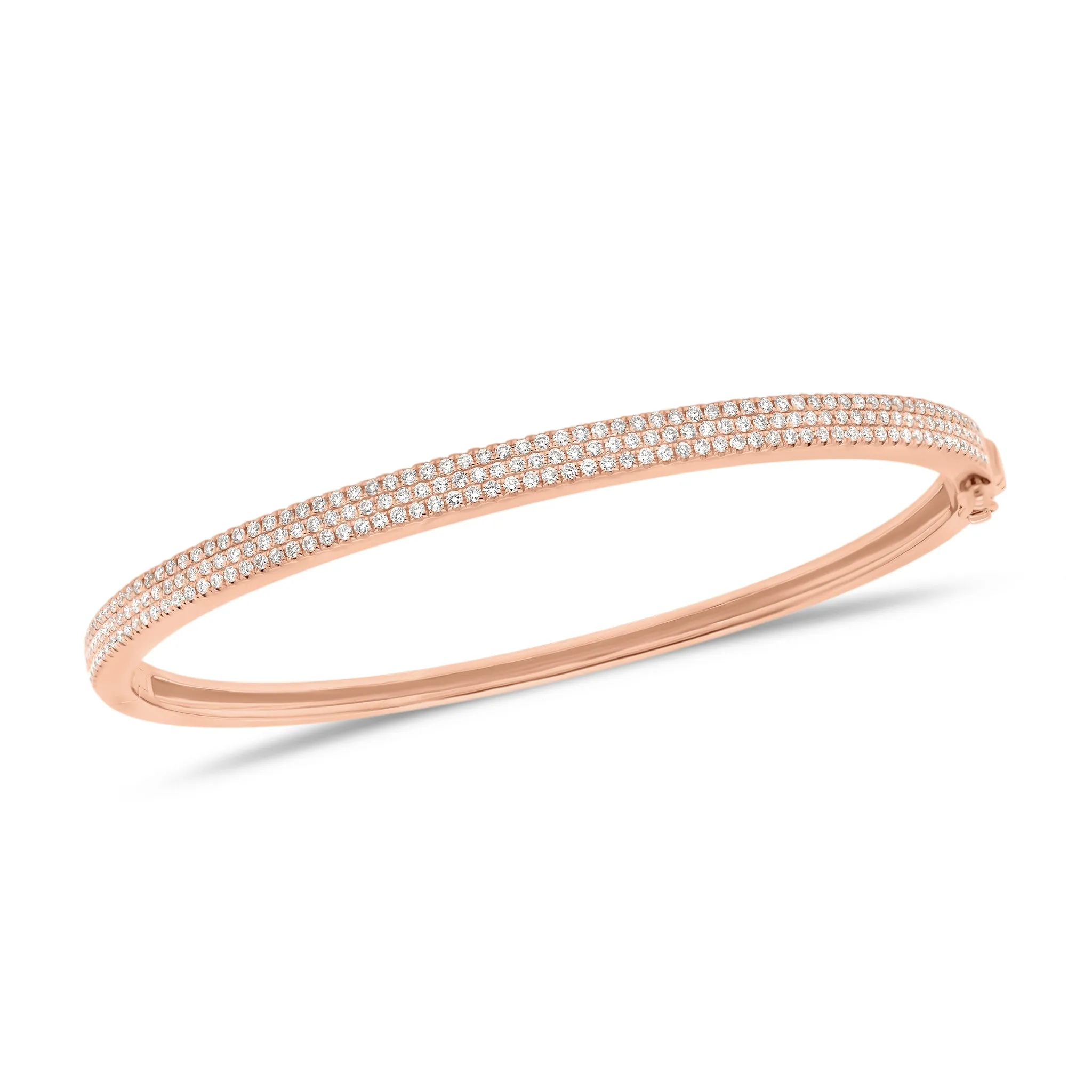 Pave Diamond Bangle Bracelet