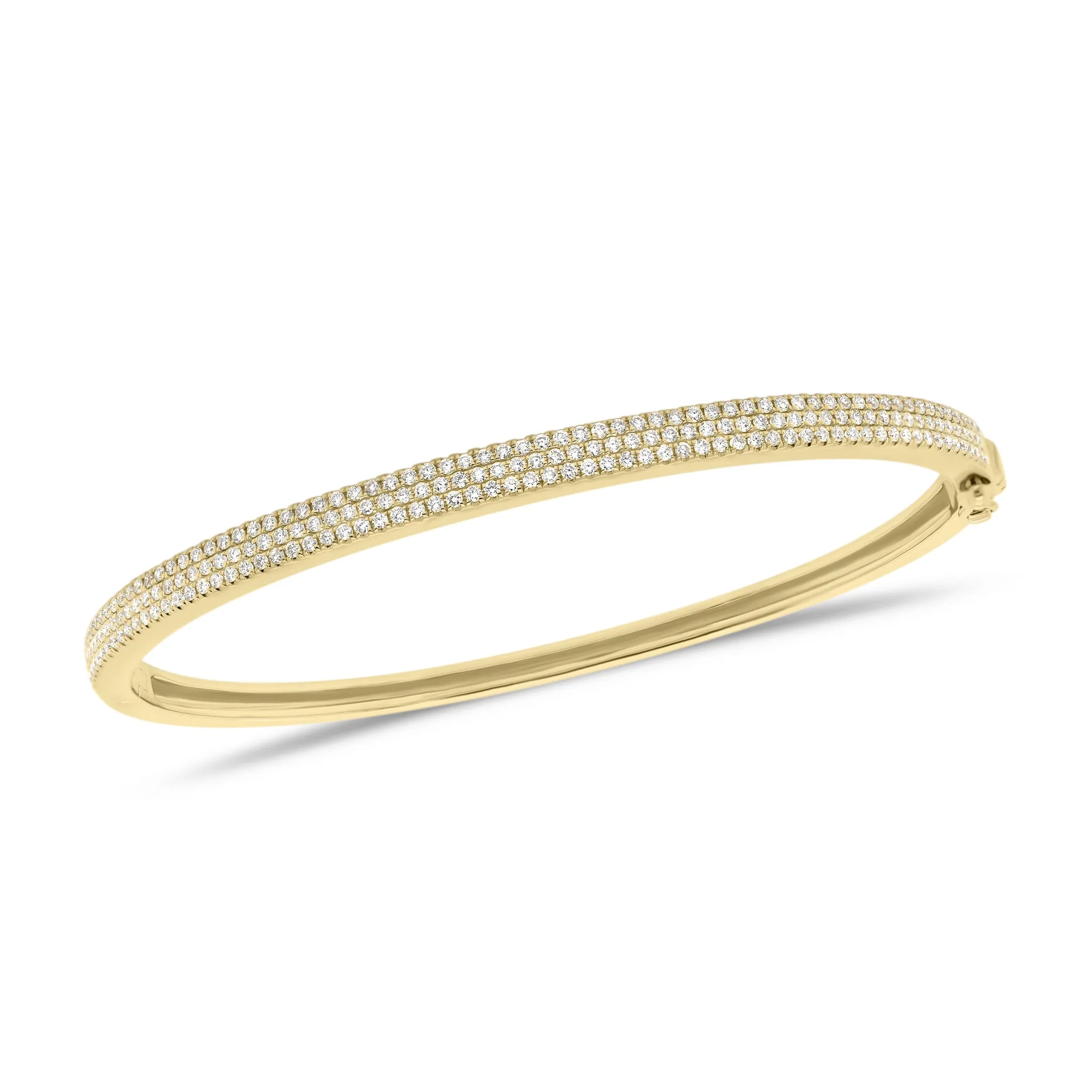 Pave Diamond Bangle Bracelet