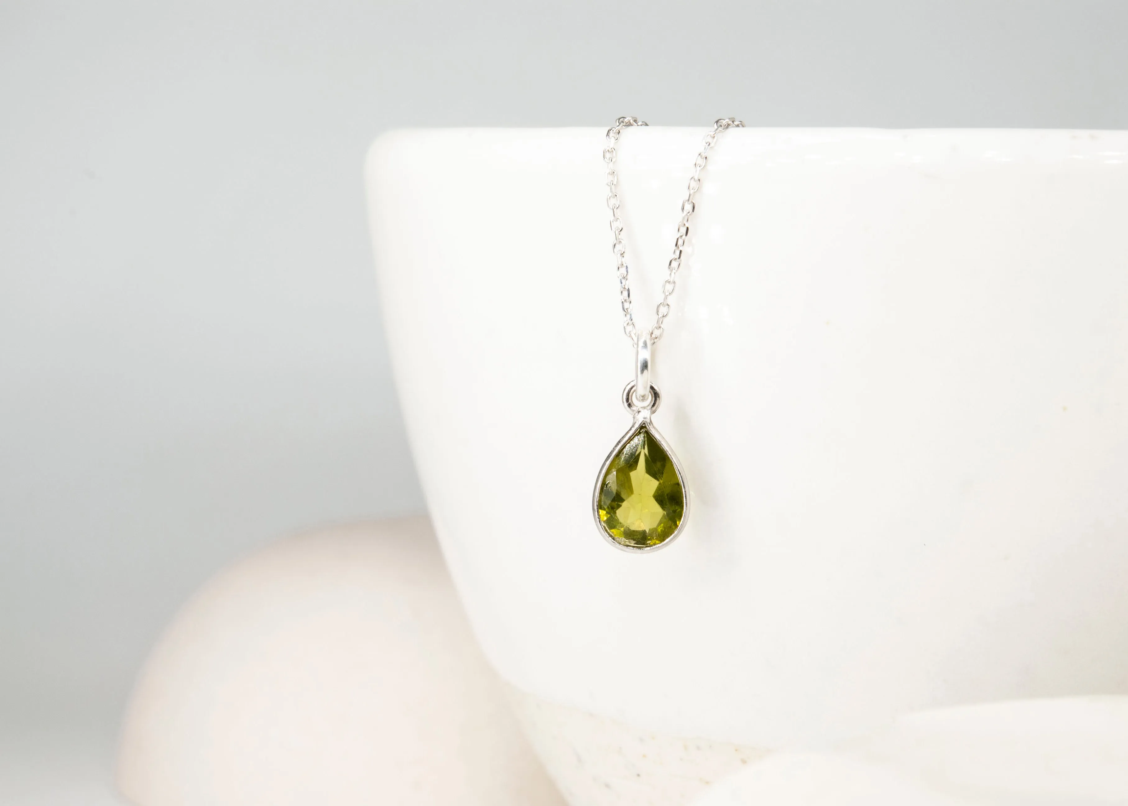 Peridot Stone Necklace