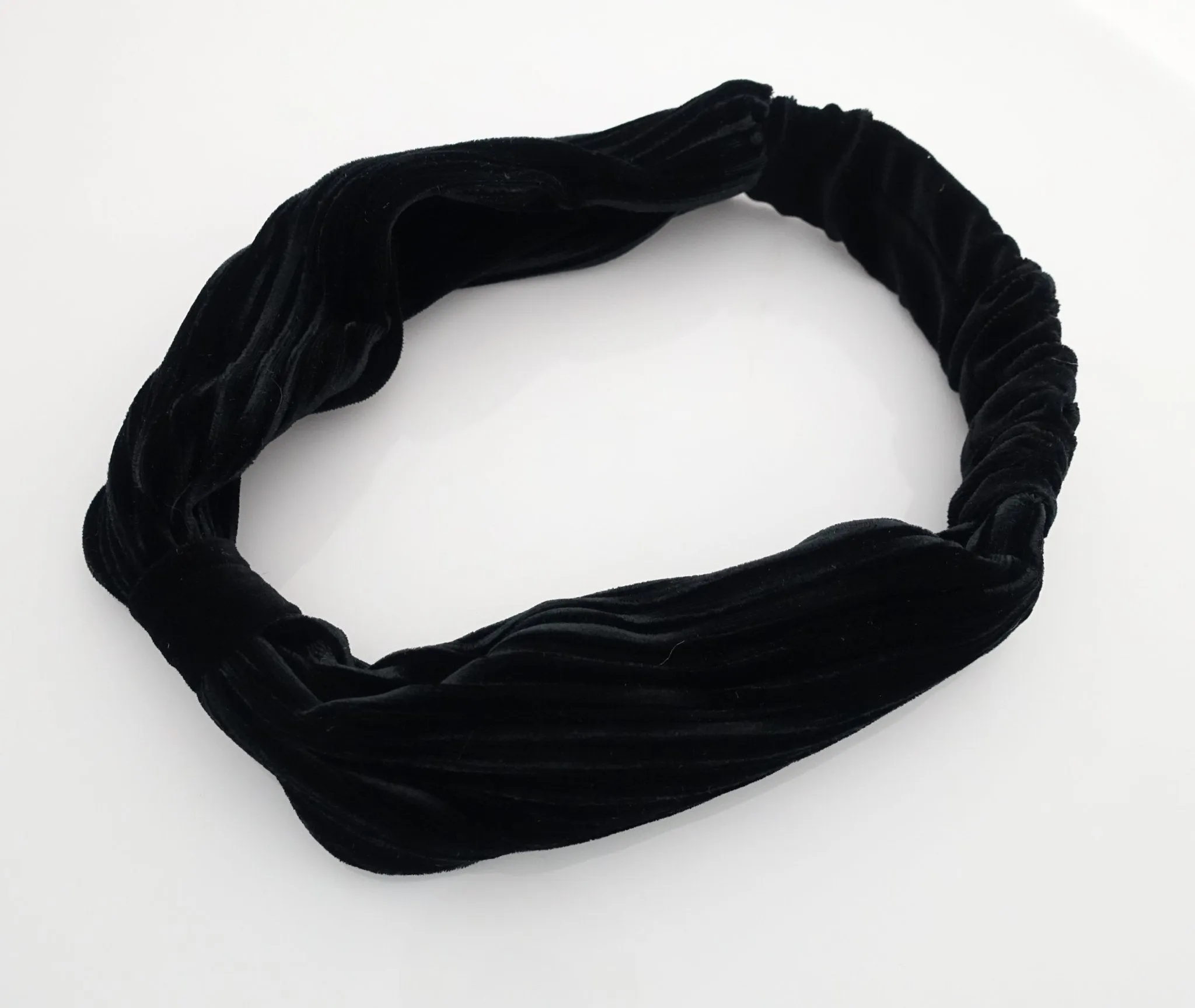 Pleated Velvet Hair Turban Fashion Headband Women Hair Accessories