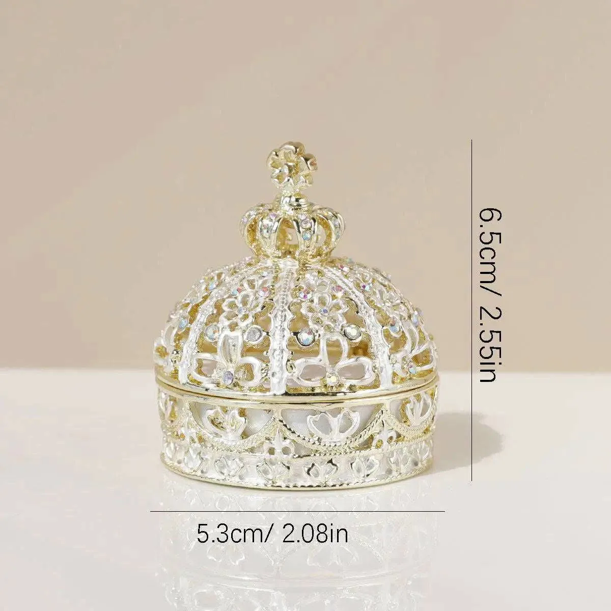 Royal Treasure Crown Ring Box