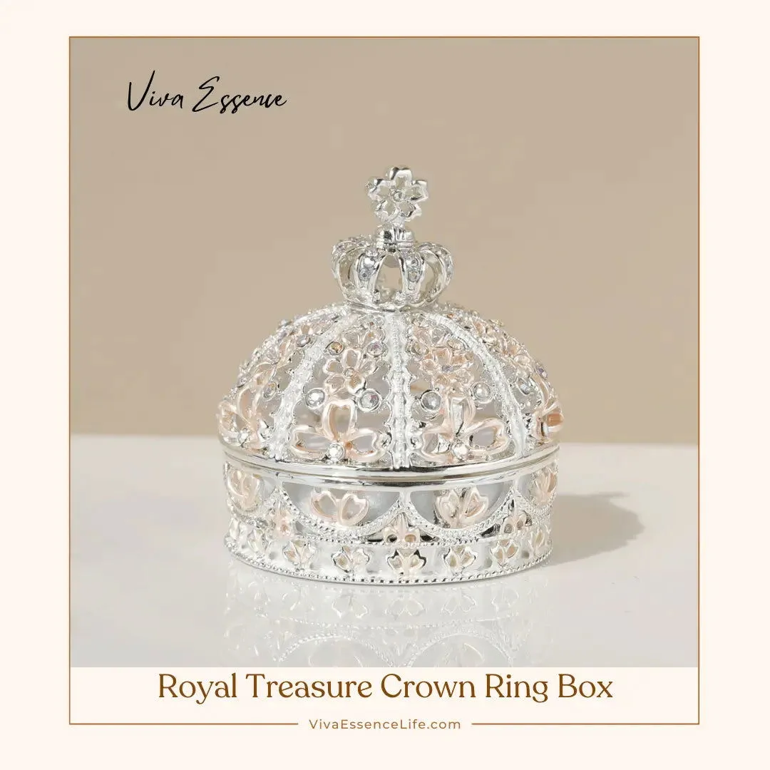 Royal Treasure Crown Ring Box