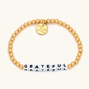 Solid Gold Filled Grateful Bracelet - S/M