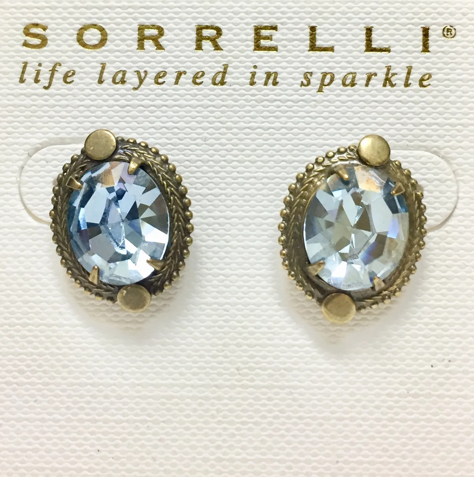 Sorrelli Oval Stud Earrings