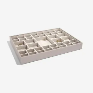 Stackers Supersize 41 Compartment Jewellery Tray Taupe