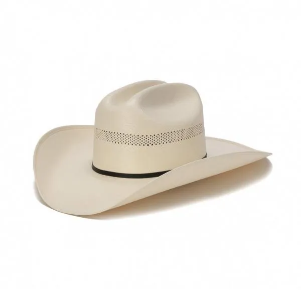 Stampede Western Shantung 200X Straw Hat - The Executive in White