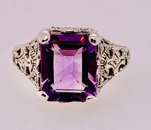 Sterling Silver Amethyst Ring